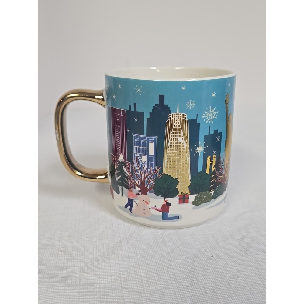 New‎ York Christmas Holiday in The City Mug Anthropology Limited Edition Collect